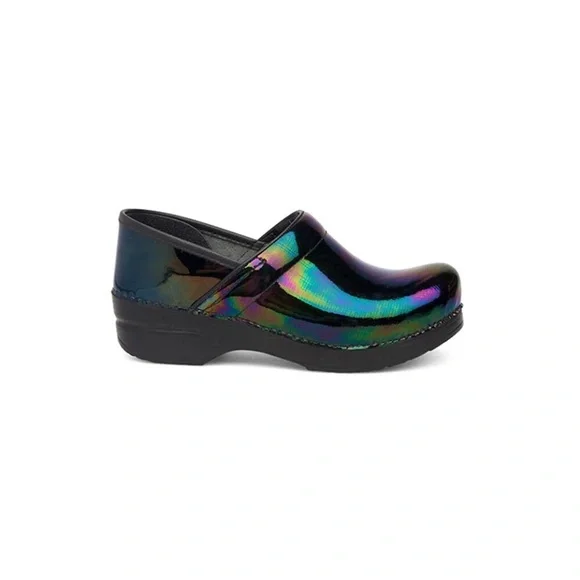 🖤💜💚NWOT Dansko Oil Slick  Clogs 💚💜🖤 - Picture 2 of 8